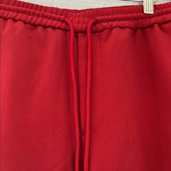 Red Track Pants with White Stripes 7 - Picture 3 of 8